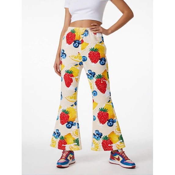 Girls Premium Pants High-Waisted Flare-Leg Flare Leggings Comfy Trousers for Young Girls Age 5-13