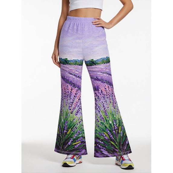 Comfortable Classic Flare Leggings for Girls Slim-Fit Bell Bottoms Bell Bottom Trousers for Big Girls Age 6-13