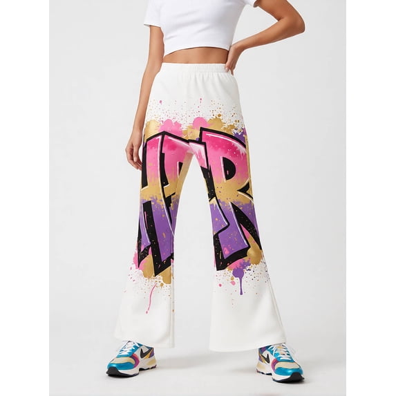 Trendy Versatile Girls Bell Bottoms Flare Leggings Regular-Fit Flared Pants for Junior Girls Age 7-13