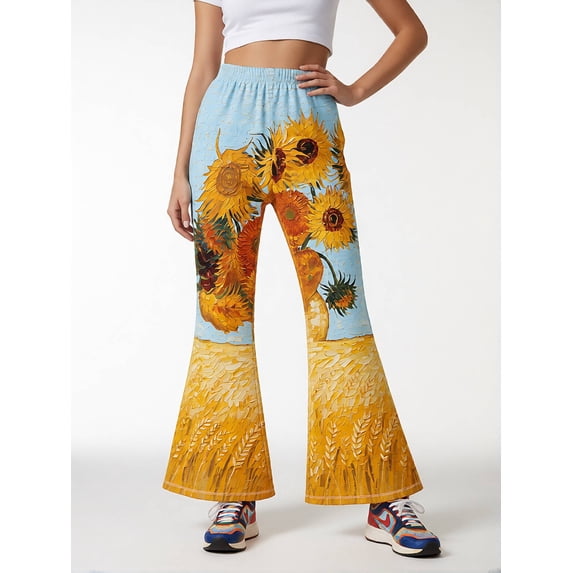 Comfortable Fashion Flare Leggings for Girls Slim-Fit Bell Bottoms Bell-Bottoms Trousers Little Girls Age 3-10