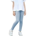 thumbnail image 1 of Girls Slim Fit Leggings Kids Cute Lightweight Yoga Dancing Pants Uniform Stretch Biking Workout Tights Soft, 1 of 7