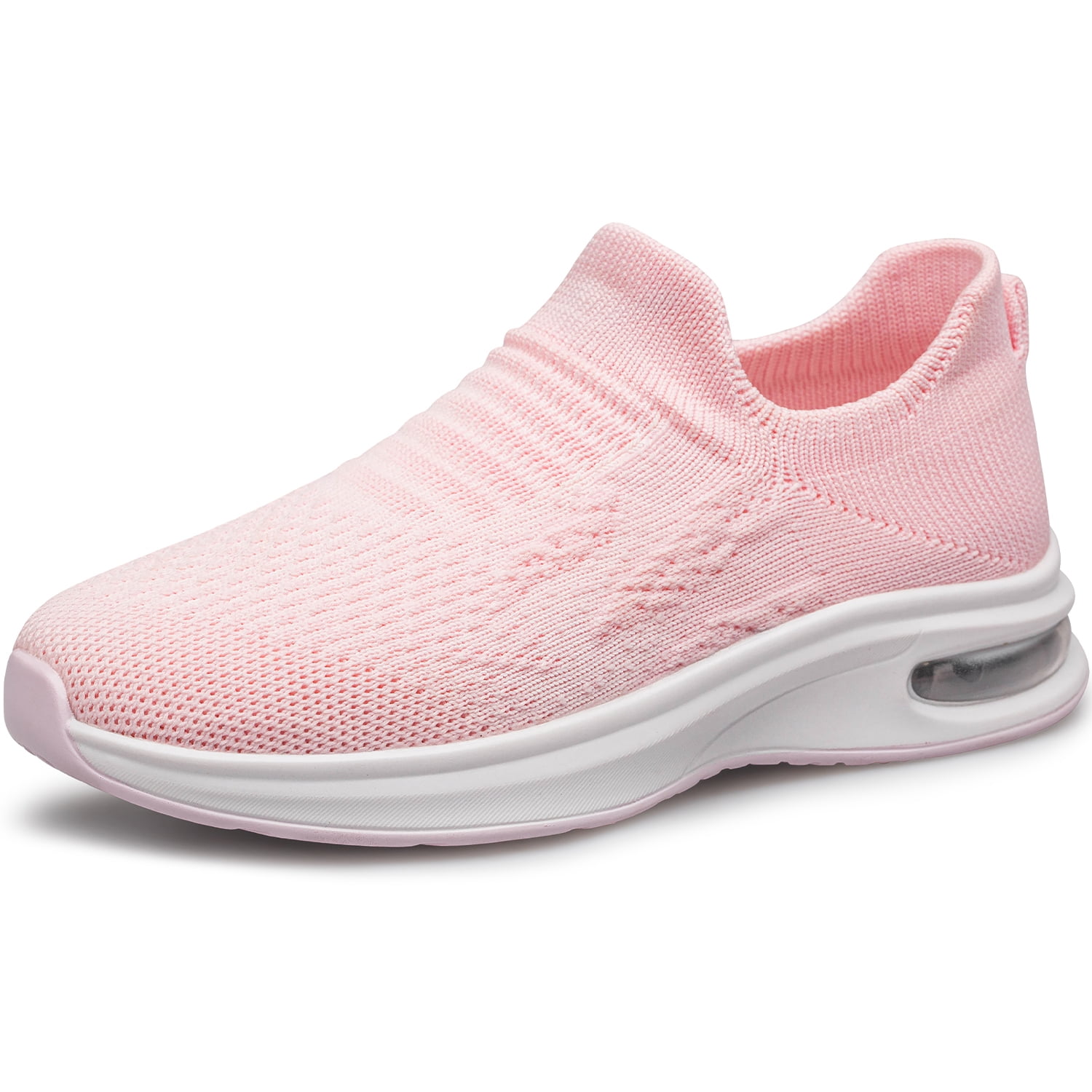 YHOON Girls Slip on Shoes Lightweight Breathable Walking Shoes Child School Sneakers Pink Toddler Size 10