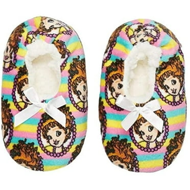 Girls Slippers Babba Fuzzy Nancy Character M/L Fits Shoe Size 13-4