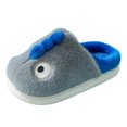 thumbnail image 1 of Girls Slippers Children's Winter Warm Home Warm Slippers 3D Cartoon Meng Meng Anmial Children Home Slippers Grey 2 Years-3 Years, 1 of 6