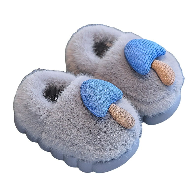 Girls Slippers Kids Toddler Winter Slippers Warm Cozy 3D Cartoon