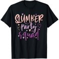 thumbnail image 1 of Girls Slumber Party Squad Sleepover Pajama Nails & Make up T-Shirt men and women can wear, black, white, gifts, 1 of 4