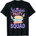 thumbnail image 1 of Girls Slumber Party Squad Sleepover Pajama Nails & Make up T-Shirt men and women can wear, black, white, gifts, 1 of 4