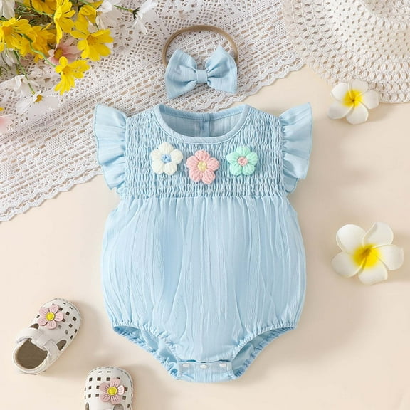 Infant Baby Outfits For Girls Cartoon Girls Summer Clothes Sleeveless Infant Clothes 6-12 Months Baby Girl Clothes Cute Girl Clothing