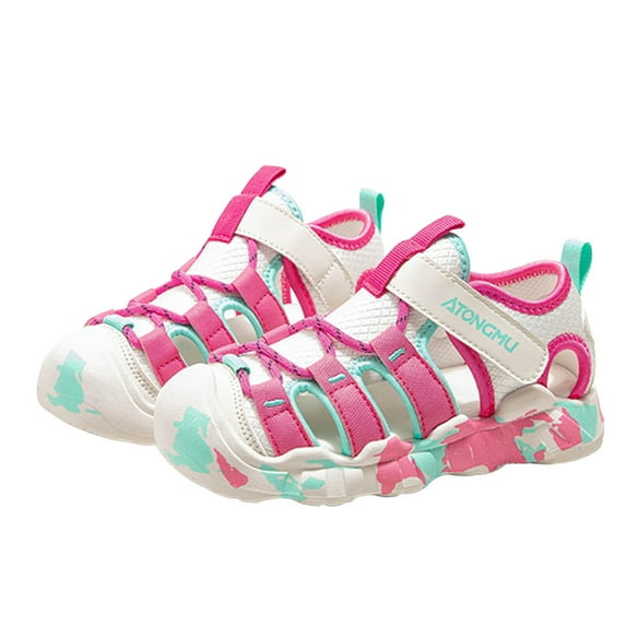 Girls Sneakers Lightweight Breathable Comfortable Casual Sports Shoes for Kids Outdoor Play School Activities