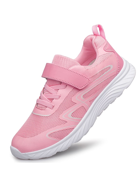 Girls Sneakers Running Tennis Shoes Non Slip Fitness Girls Shoes Pink Toddler Size 9