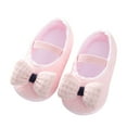 thumbnail image 1 of Girls Sneakers Sizes 0-3 Months Soft Princess Walkers Comfortable Breathable Outdoor Trendy Pink Baby Shoes, 1 of 6
