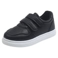 thumbnail image 1 of Girls Sneakers Sizes 7-7.5 Years Sports Fashionable New Pattern Simple Solid Color Flat Bottom Thick Sole Comfortable Casual Black Baby Shoes, 1 of 6