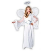 RUBIES II Rubies Feathered Snow Angel Costume with Wings for Kids, Girls Medium