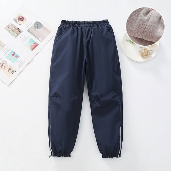 Girls Snow Pants - Insulated Winter Windproof Waterproof Lined Ski Trousers for Kids Girls - Outdoor Hiking Climbing Cold Weather Thermal Pants (3-13Y)