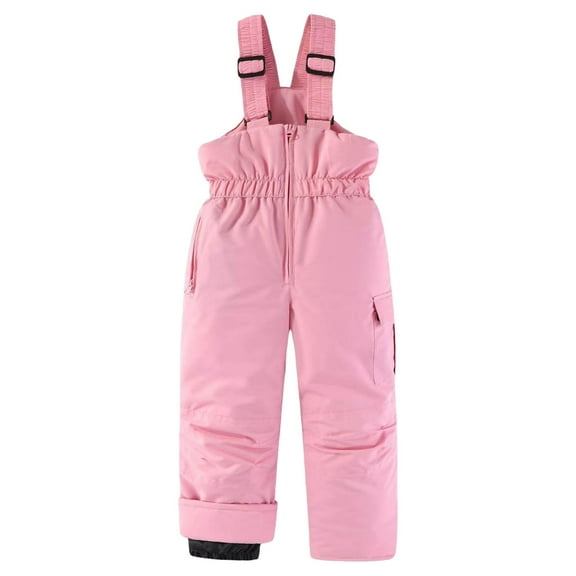 Girls Snow Wear Children's Ski Pants for Winter Outdoor Activities - Cozy Thickened Snowboard Trousers for Kids