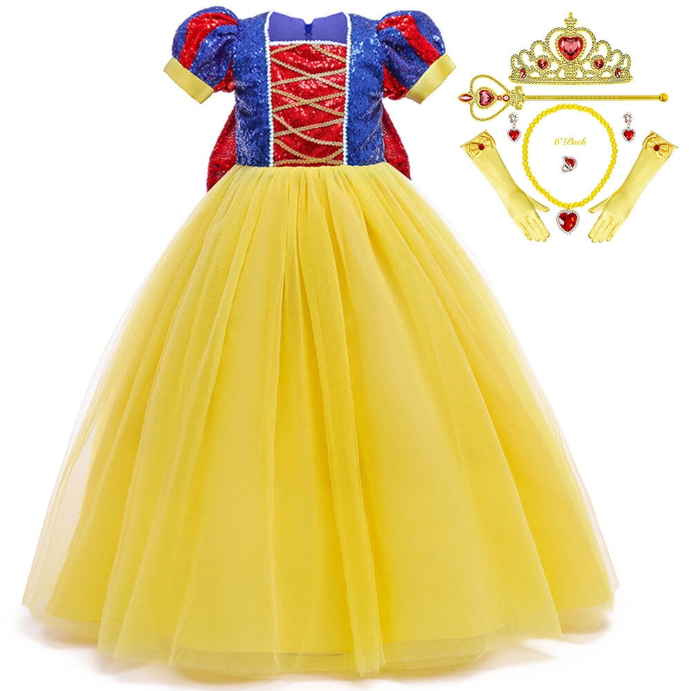 HOIZOSG Girls Unicorn Princess Dress With Headband – Sparkly Tulle Party Gown For Birthday, Halloween, Christmas - View #8