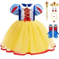Girls Sequins Princess Dress Female Halloween Costume Dress up Little Girls 3-8Y