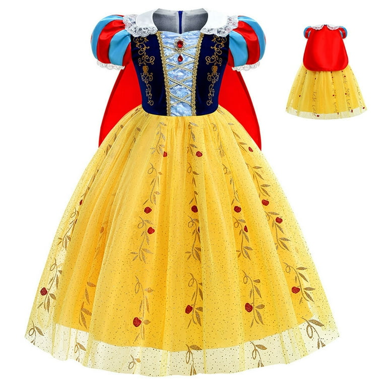 HAWEE Girls Princess Dress Fancy Aurora Costume for Halloween Christmas  Birthday Party