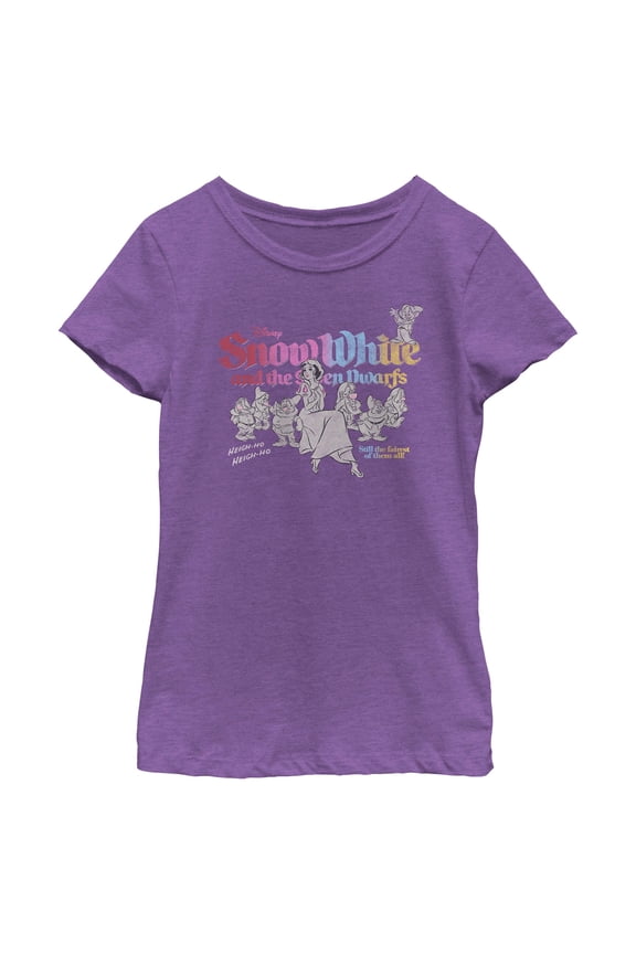 Girls Snow White and the Seven Dwarfs Heigh-Ho Heigh-Ho the Fairest of Them All T Shirt