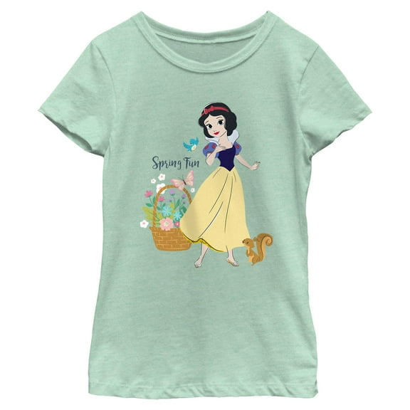 Girls Snow White and the Seven Dwarfs Spring Fun T Shirt