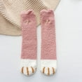 thumbnail image 1 of Girls Socks, Crew Socks for Women Cute Cartoon Cotton Fuzzy Cozy Warm Casual, 1 of 6