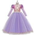thumbnail image 1 of Girls Sophia Costume Female Long Tulle Sleeve Princess Dress Little Girls 3-9Y, 1 of 7