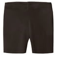 thumbnail image 1 of Girls Soft 100% Cotton Bike Shorts | Chocolate, 1 of 4