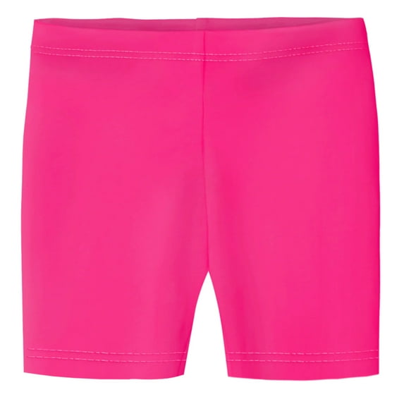 Girls Soft 100% Cotton Bike Shorts | Hot Pink