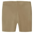 thumbnail image 1 of Girls Soft 100% Cotton Bike Shorts | Khaki, 1 of 4