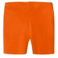 thumbnail image 1 of Girls Soft 100% Cotton Bike Shorts | Orange, 1 of 4
