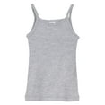 thumbnail image 1 of Made in USA Girls Soft Cotton Camisole | Heather Gray, 1 of 5