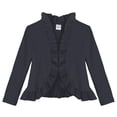 thumbnail image 1 of Girls Soft Cotton Jersey Ruffle Cardigan, 1 of 8