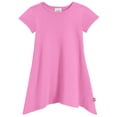 thumbnail image 1 of Made in USA Girls Soft Cotton Jersey Short Sleeve Shark Bite Tunic, 1 of 11