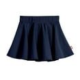 thumbnail image 1 of Made in USA Girls Soft Cotton Jersey Twirly Skirt | Navy, 1 of 5