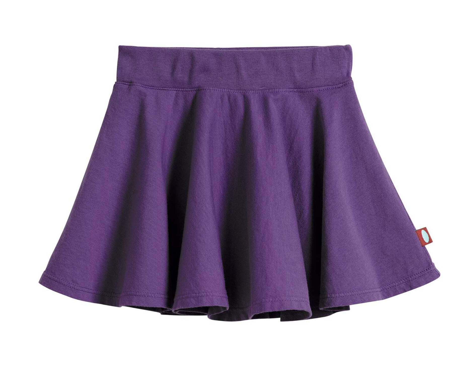 Cotton jersey miniskirt