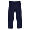 thumbnail image 1 of Girls Soft Cotton UPF 50+ Jersey Pocket Pants | Navy, 1 of 4