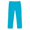 thumbnail image 1 of Girls Soft Cotton UPF 50+ Jersey Pocket Pants | Turquoise, 1 of 4