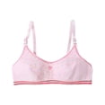 thumbnail image 1 of Girls Soft First Bra with Natural Fit, Training Bras for Girls Double-Layer Lined Pink 12-16 Years, 1 of 8