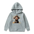 thumbnail image 1 of Girls Cute Cow Print Hoodie Soft Comfortable Breathable Pullover Sweatshirt for Kids, 1 of 4