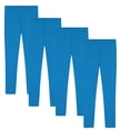 thumbnail image 1 of Girls Soft Leggings 4 Pack Kids Winter Warm Stretchy Leggings, 1 of 3
