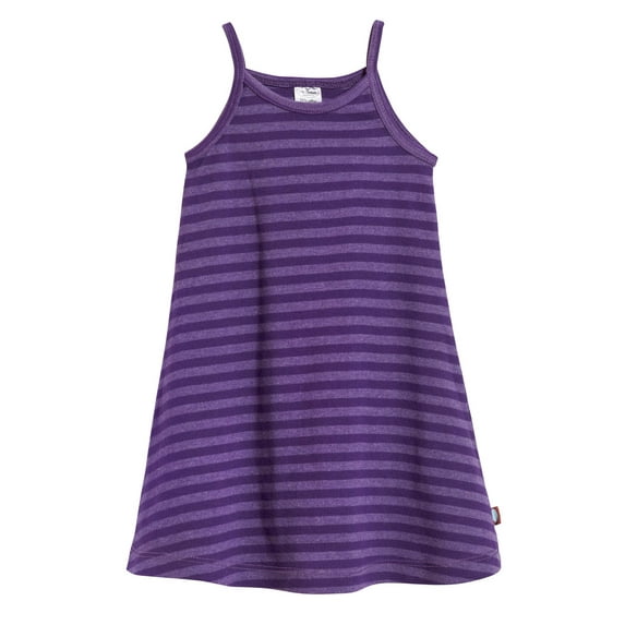 Made in USA Girls Soft Striped Camisole Dress