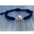 thumbnail image 1 of Girls Softball Bracelet, Adjustable Softball Jewelry for Softball Players and Teams (Navy), 1 of 3