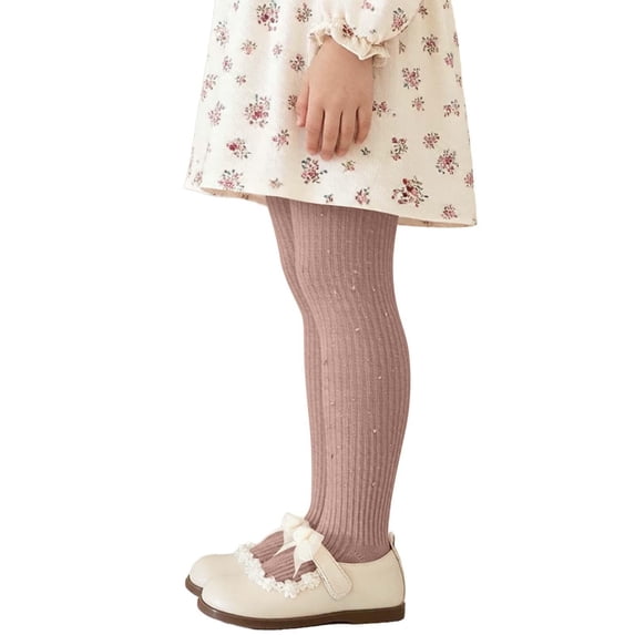 Girls Solid Color Ballet Socks Ultra Stretch Casual Ventilate Soft Ballet Kids Hosiery Pink 2-3 Years