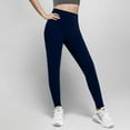 thumbnail image 1 of Girls Solid Color Casual Wide Waist Tight Bottom Yoga Pants Long Pants Girls Navy Sweatpants Cute Jeans for Teen Girls, 1 of 8