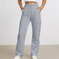 thumbnail image 1 of Girls Solid Color Jogger Pants For Kids Comfortable Athletic Casual Wear Soft Elastic Waist Tracksuit Bottoms For Toddler Girls Playground Running Sports, 1 of 5