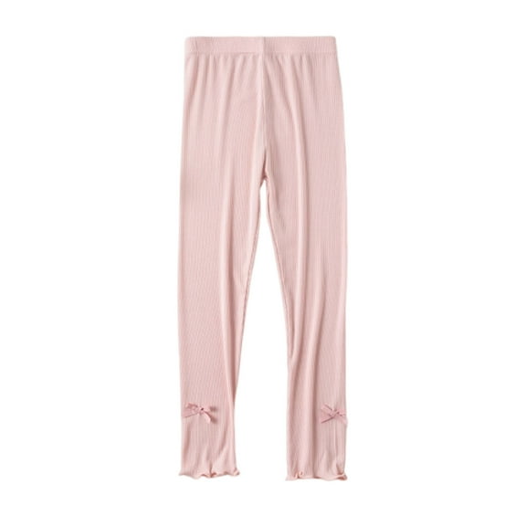 Girls' Solid Color Summer Thin Breathable Slim Mosquito Proof Pants Full Length Pants Leggings Navy Sweatpants Girls Sweatpants for Kids Girls