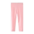 thumbnail image 1 of Girls' Solid Color Versatile Leggings Pink 3Y, 1 of 5