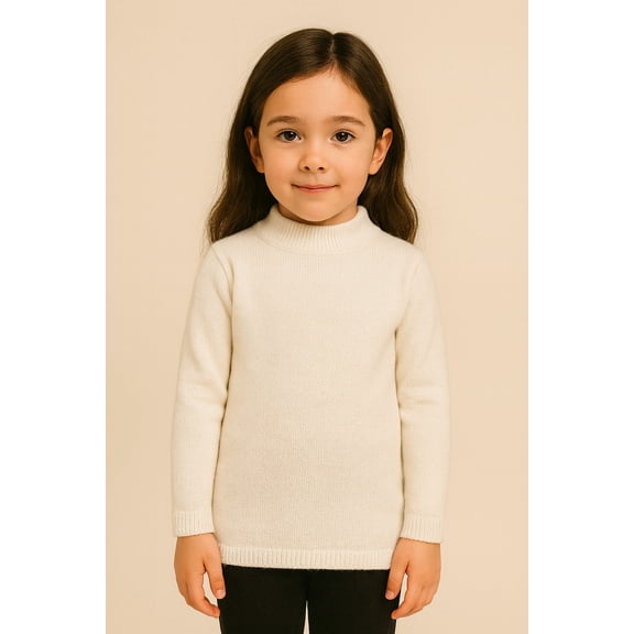 Girls' Solid Pullover
