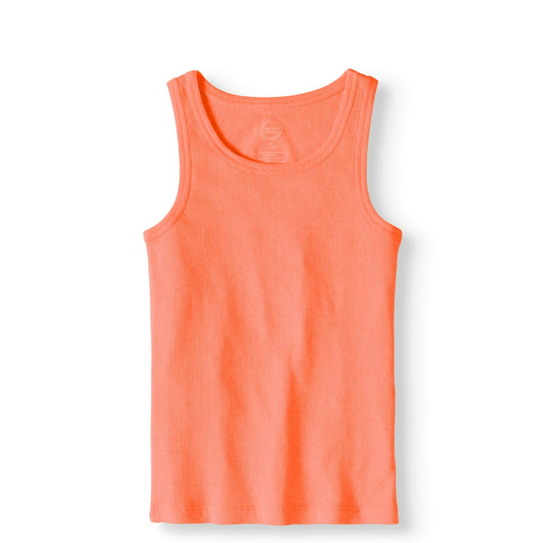 Girls' Solid Ribbed Tank Top 