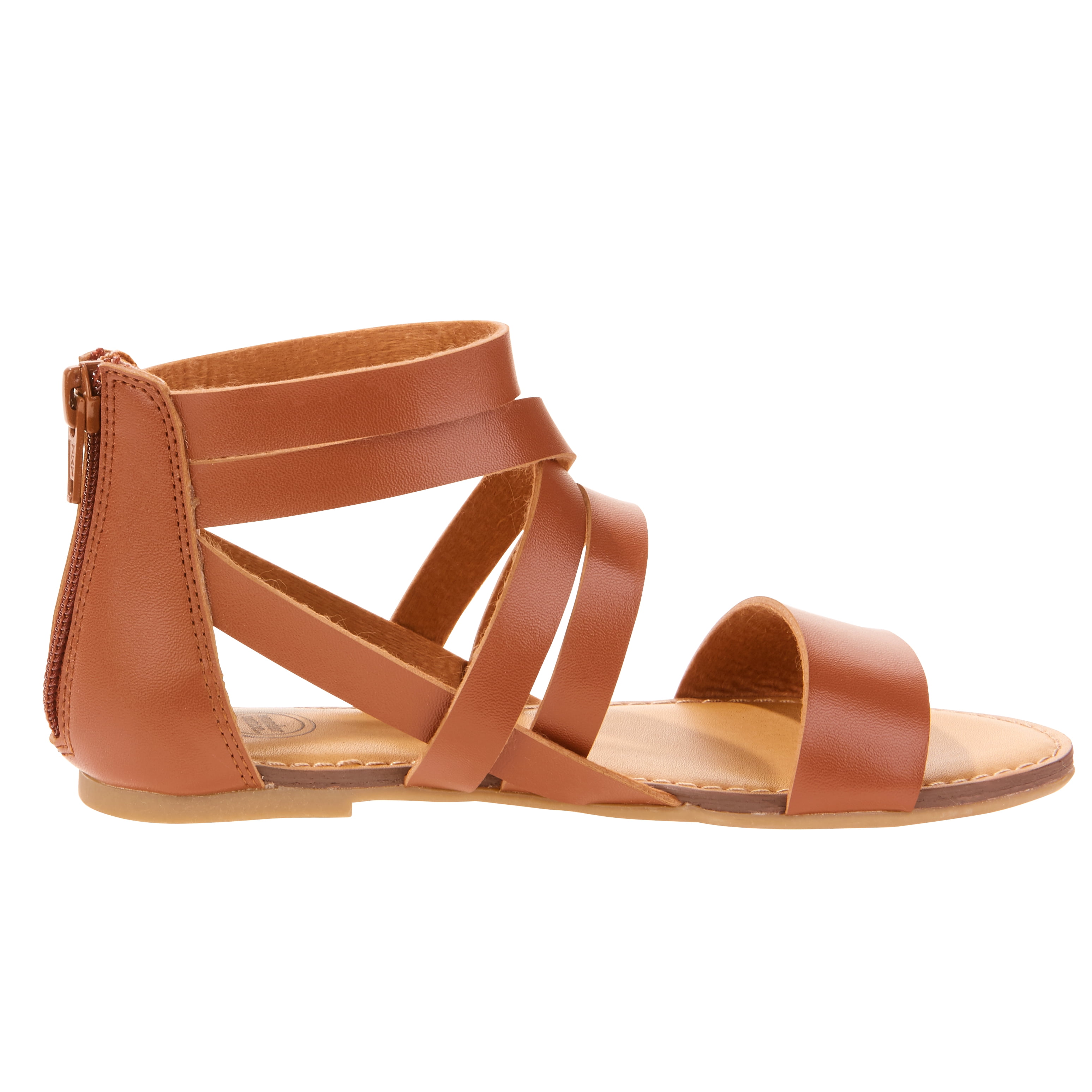 Girls' Solid Strap Gladiator Sandals